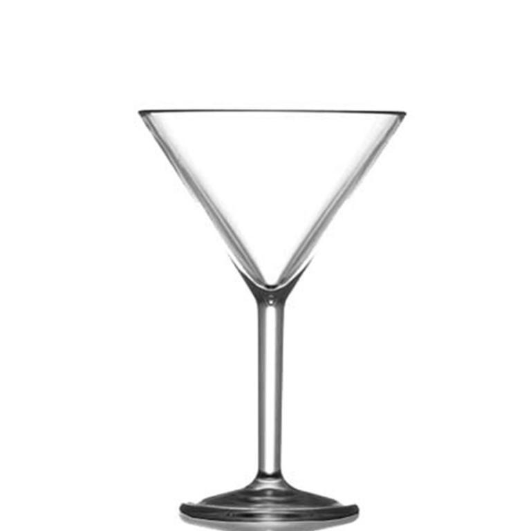 Martiniglas 20 cl. Kunststof